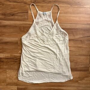 Elegant Cream Lace Trim Women's Top by Kismet